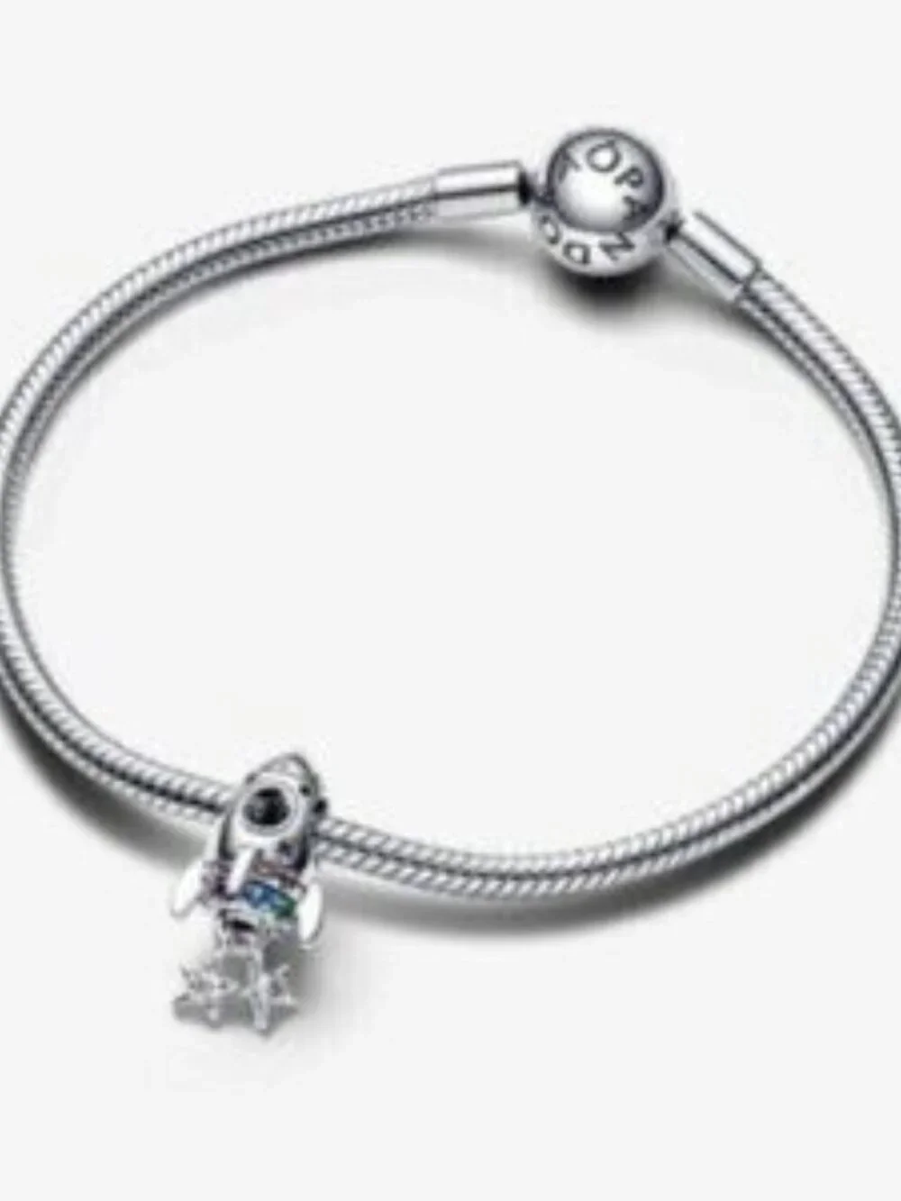 Pandora Space Love Rocket Charm